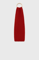 foto вовняний шарф superdry колір помаранчевий однотонний
