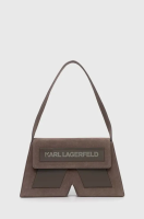 foto замшева сумочка karl lagerfeld колір коричневий