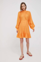 foto сукня y.a.s колір помаранчевий mini розкльошена