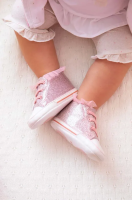 foto кросівки для немовлят mayoral newborn колір рожевий