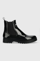 foto гумові чоботи hugo tabita rain bootie жіночі колір чорний