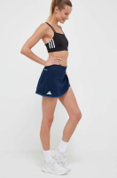 foto спортивна спідниця adidas performance club колір синій mini пряма