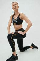 foto тренувальний топ і легінси labellamafia boxer жіночий колір чорний