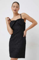 foto сукня y.a.s lumia колір чорний mini облягаюча