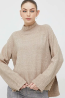 foto светр vero moda жіночий колір бежевий півгольф