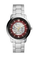foto годинник fossil me3209 чоловічий колір срібний