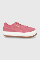 foto черевики puma 380686 колір рожевий на плоскому ходу