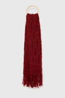 foto шарф з домішкою вовни united colors of benetton колір бордовий однотонний