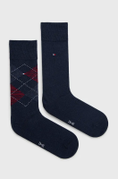 foto шкарпетки tommy hilfiger (2-pack) колір синій