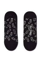 foto шкарпетки happy socks socks liner sock колір чорний