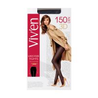 foto колготки жіночі viv'en petty microfibre tights без шортиків, 150 den, чорні, розмір 2