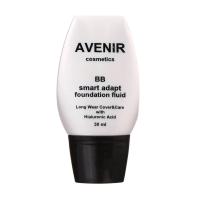 foto тональний bb-крем avenir cosmetics smart adapt foundation fluid ivory, 30 мл