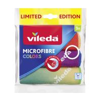 foto універсальні серветки для прибирання vileda microfiber colors design, 3 шт